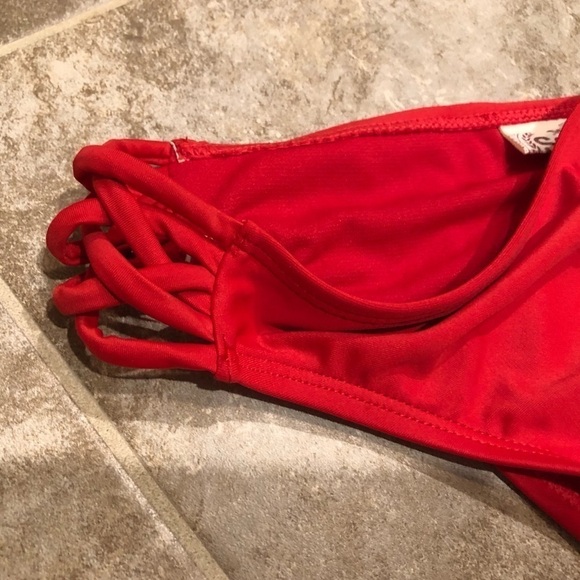 🆕 Sexy strappy red hipster bikini bottoms … - Picture 5 of 11